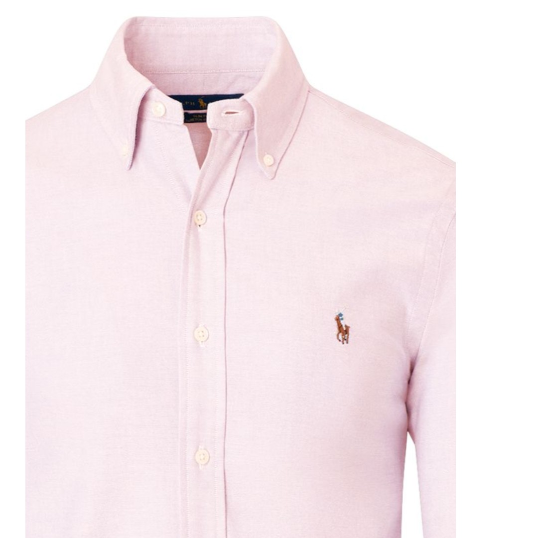 Ralph lauren pink oxford top