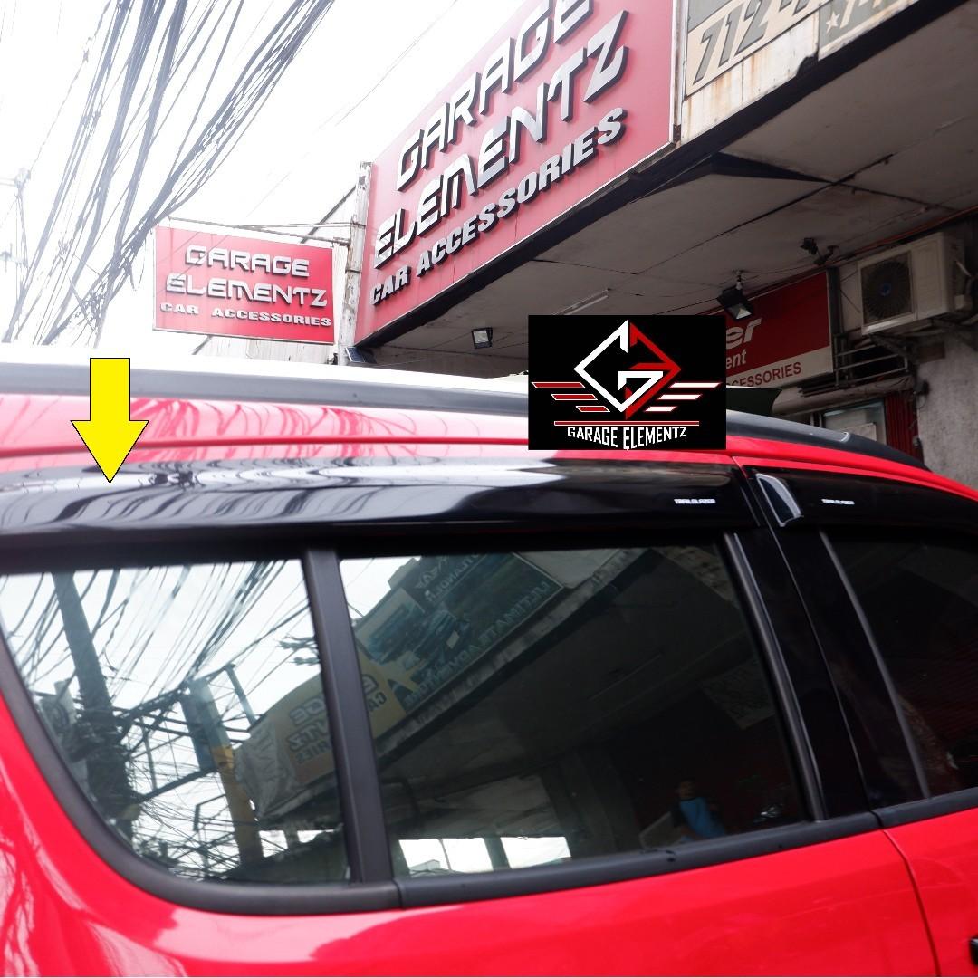 Chevrolet Trailblazer Rain Gutter Or Rain Visor Black Thailand Car Parts Accessories Other Automotive Parts And Accessories On Carousell