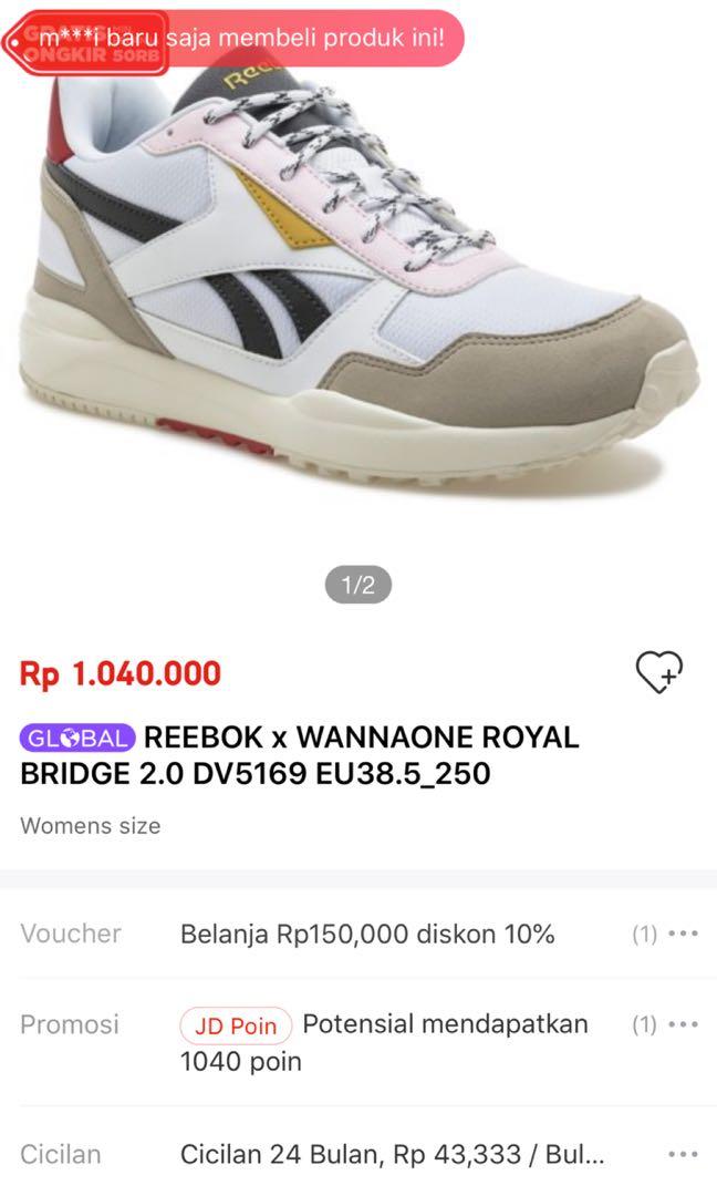 reebok x wanna one