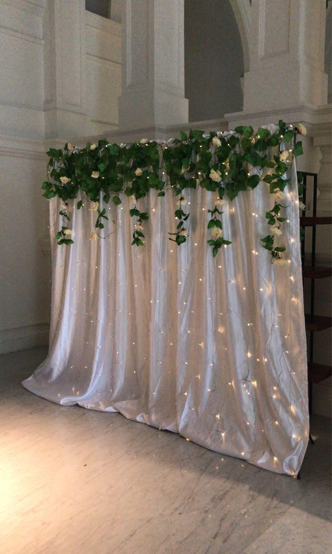 Rent Backdrop Curtain Drapes Lifestyle Services Event Party
