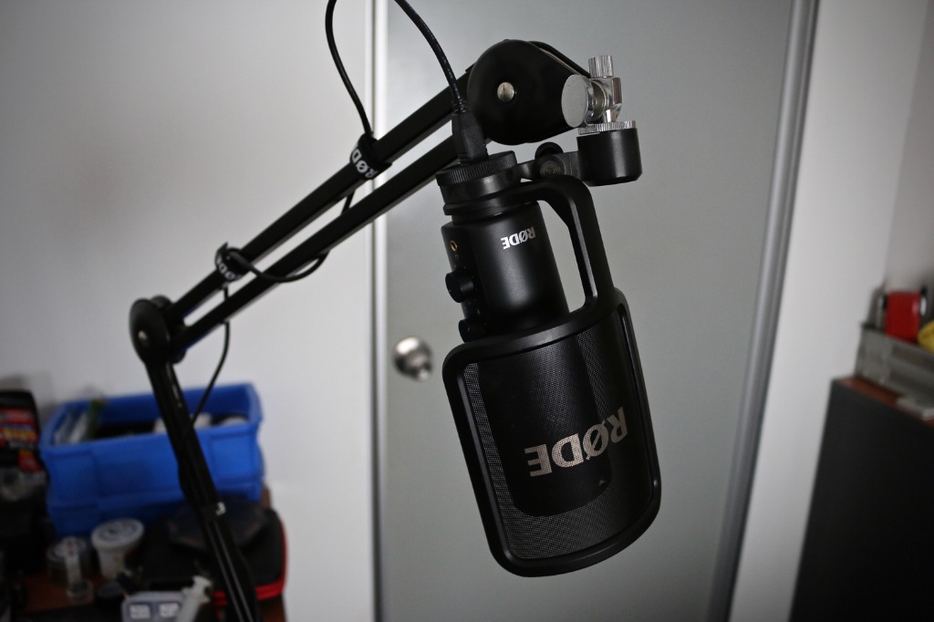 Rode Microphone with PSA-1 Arm, Audio, Portable Accessories on Carousell
