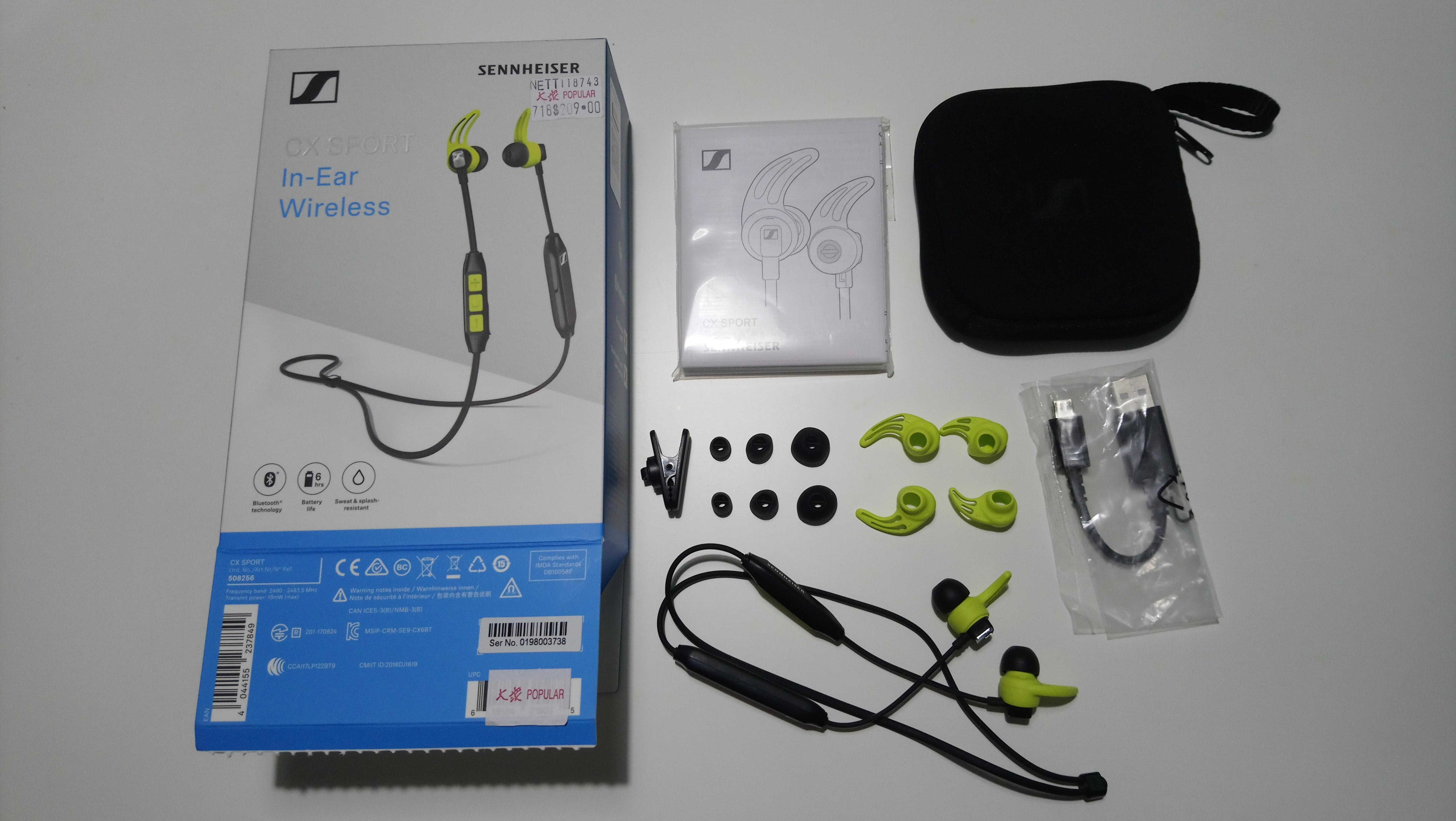 Sennheiser Cx Sport In Ear Wireless Pre Loved Electronics Audio On Carousell
