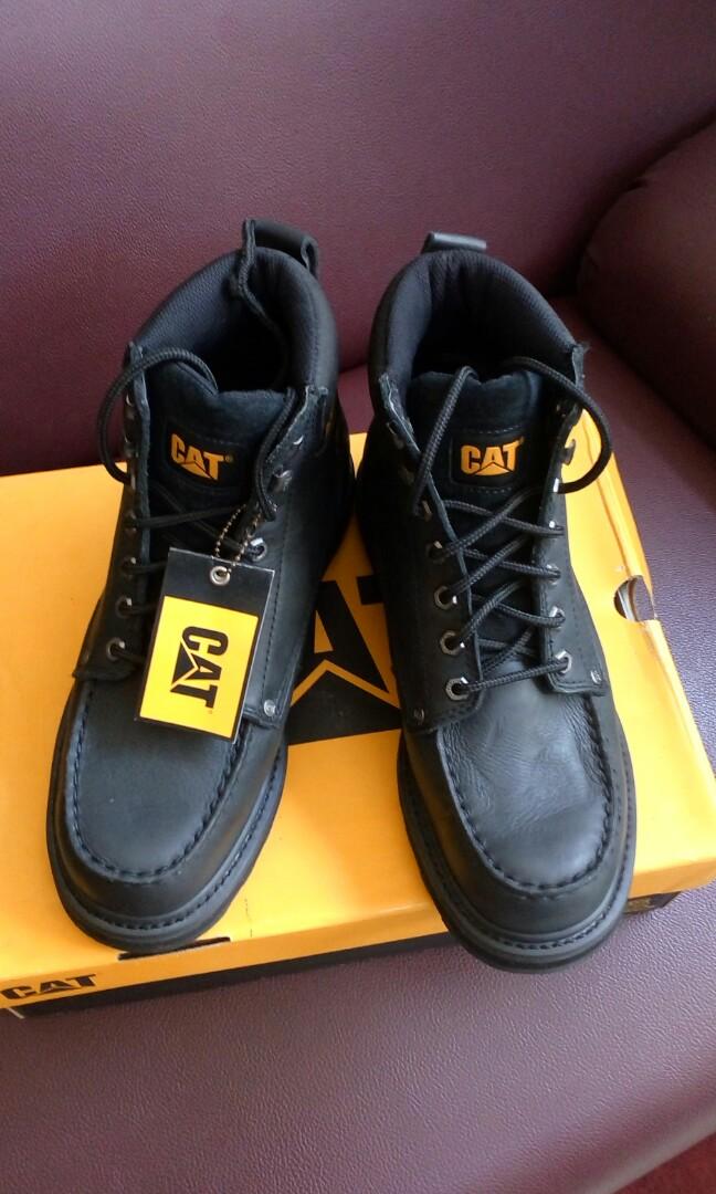 Sepatu Safety Caterpillar Original Fesyen Pria Sepatu Sepatu Boot Di Carousell