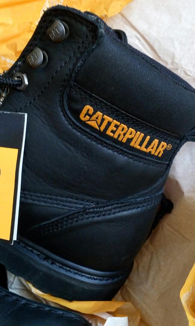 Sepatu Safety Caterpillar Original Fesyen Pria Sepatu Sepatu Boot Di Carousell