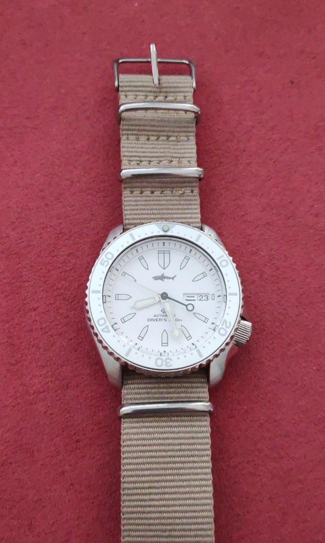 Heimdallr Sharkey SKX White Dial, Men's Fashion, Watches & Accessories,  Watches on Carousell