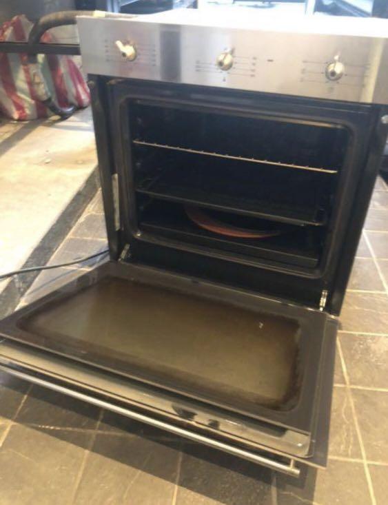 SMEG electric built in oven with SMEG 4 burner ceramic cooktop