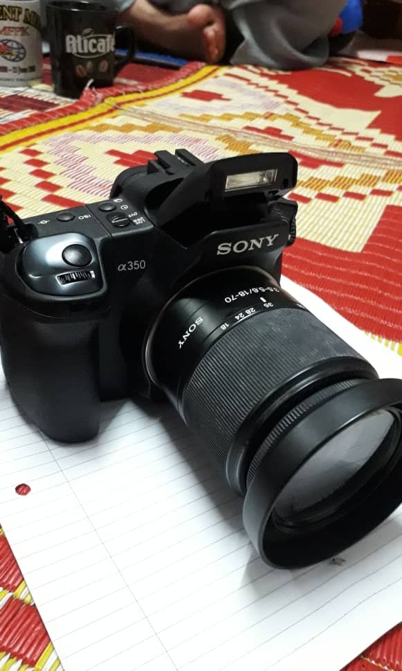 Sony Alpha A350 + objectif 18–55 mm + 3 batteries – kit reflex Sony Alpha A350 + objectif 18–55 mm + 3 batteries – kit reflex