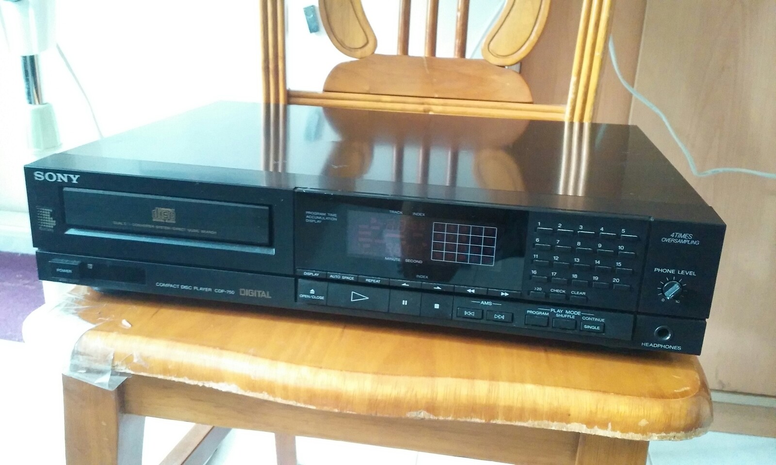 Sony Cdp750 CD機Tda1541A黑膠味dac解碼Tda1541, 音響器材, 可 