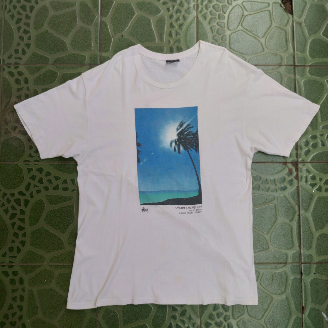 stussy x harumi yamaguchi Fesyen Pria Pakaian Atasan di Carousell