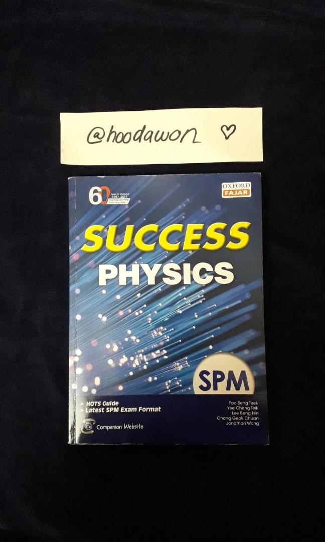 Success Physics Spm Reference Book Textbooks On Carousell