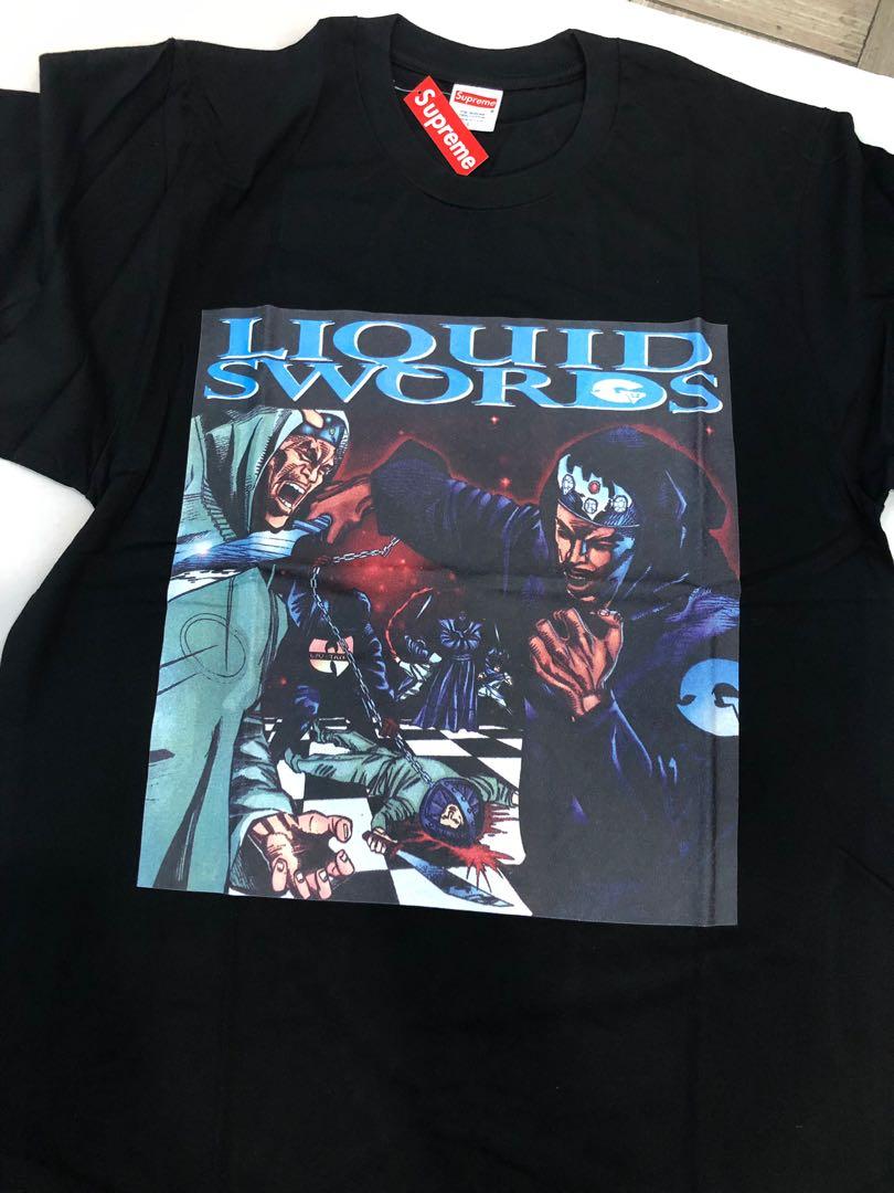 Supreme liquid swords tee black online