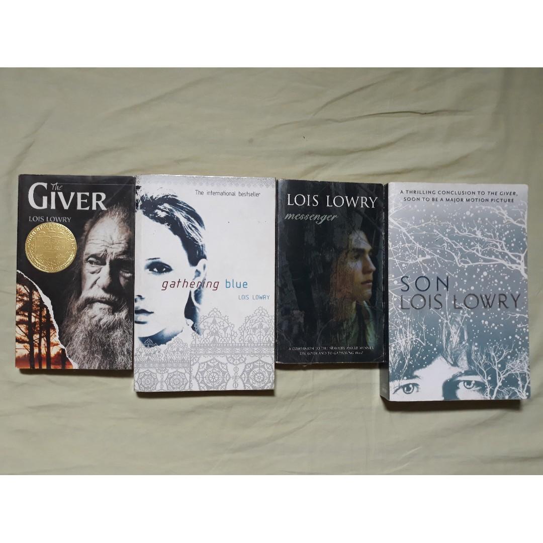 The Giver Gathering Blue Messenger Son By Lois Lowry Books