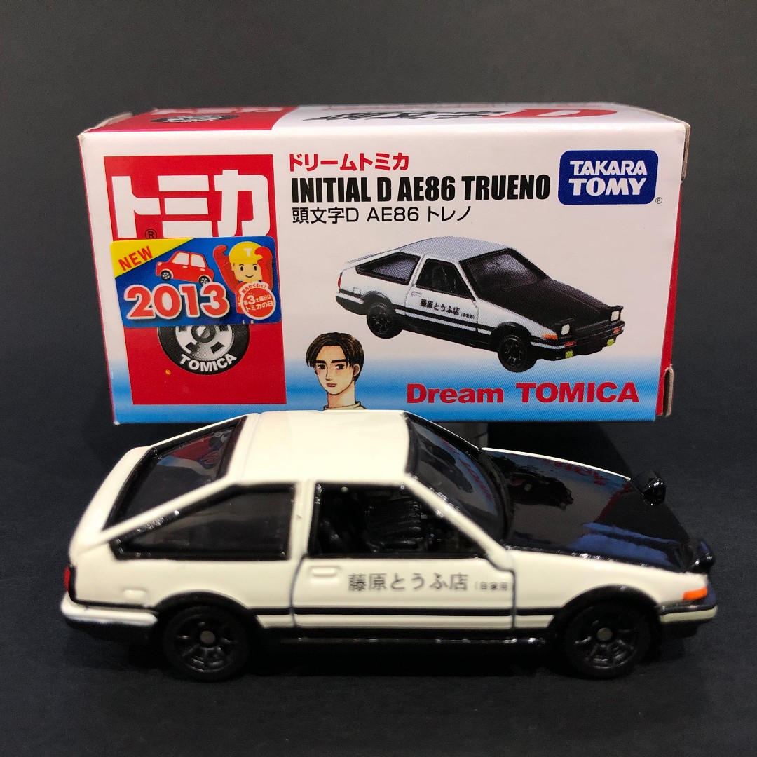 Tomica 13 Initial D Ae86 Trueno Black Toys Games Bricks Figurines On Carousell