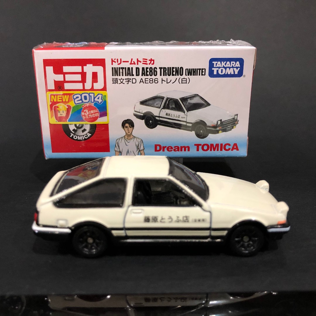 Tomica Initial D AE86 Trueno white Legend 1 2014 Hobbies Toys