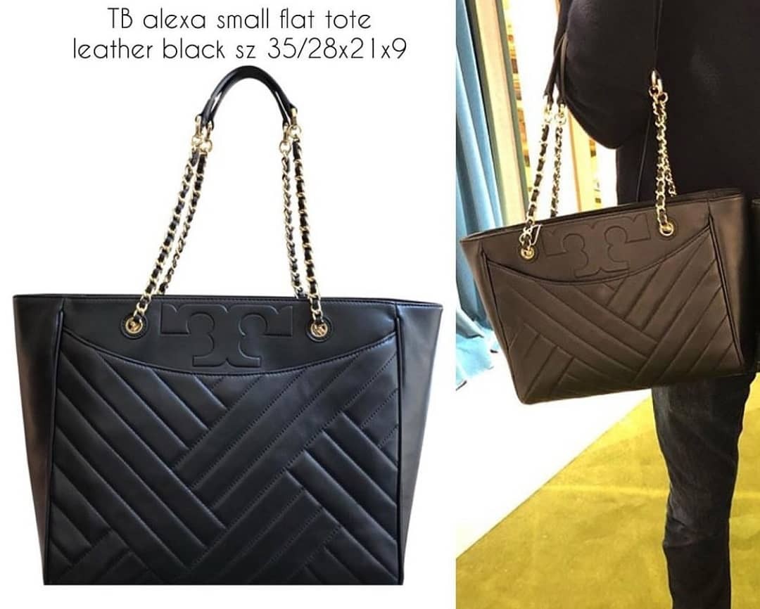 alexa flat tote tory burch