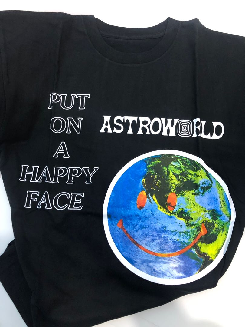 Astroworld put on clearance a happy face hoodie