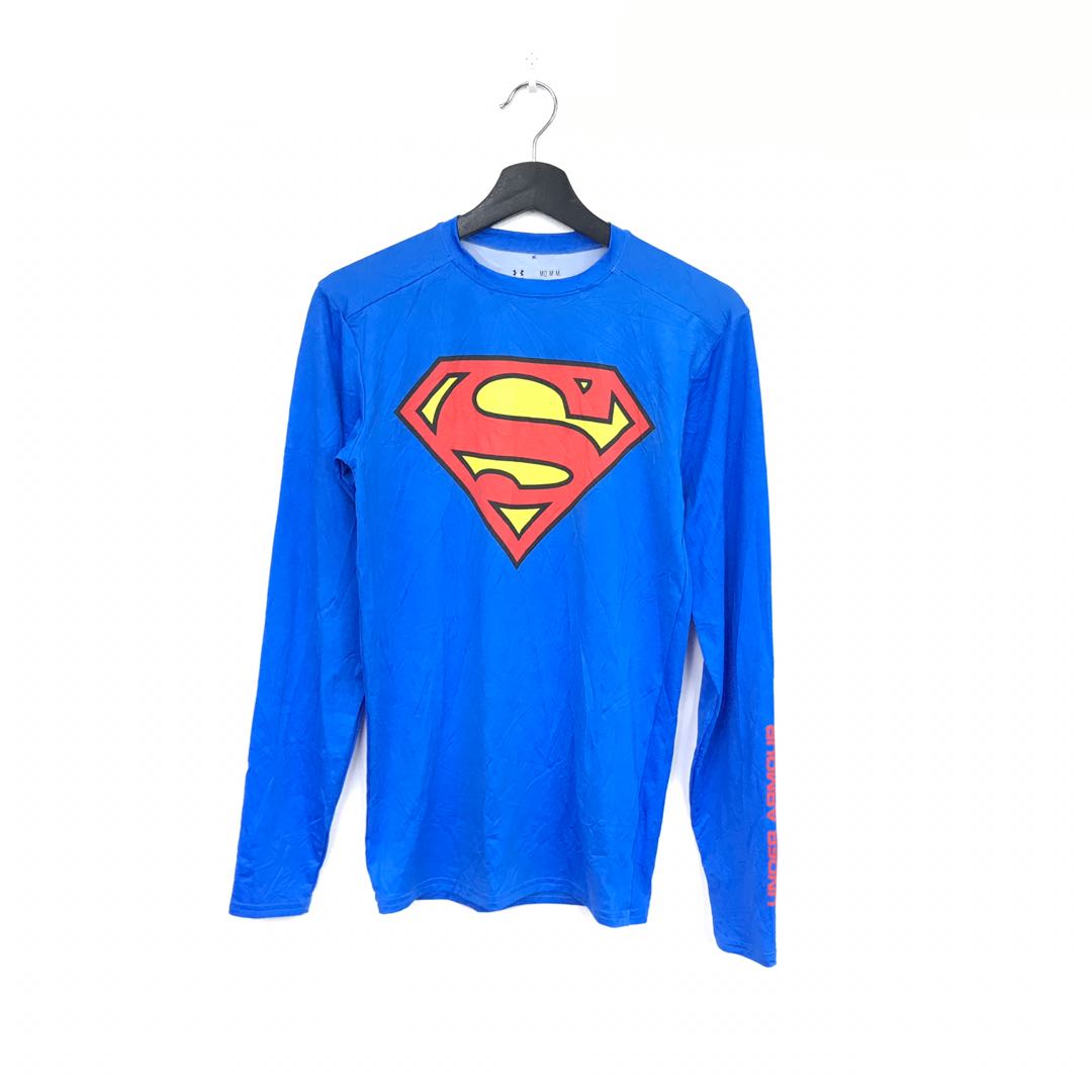 under armour superman long sleeve shirt