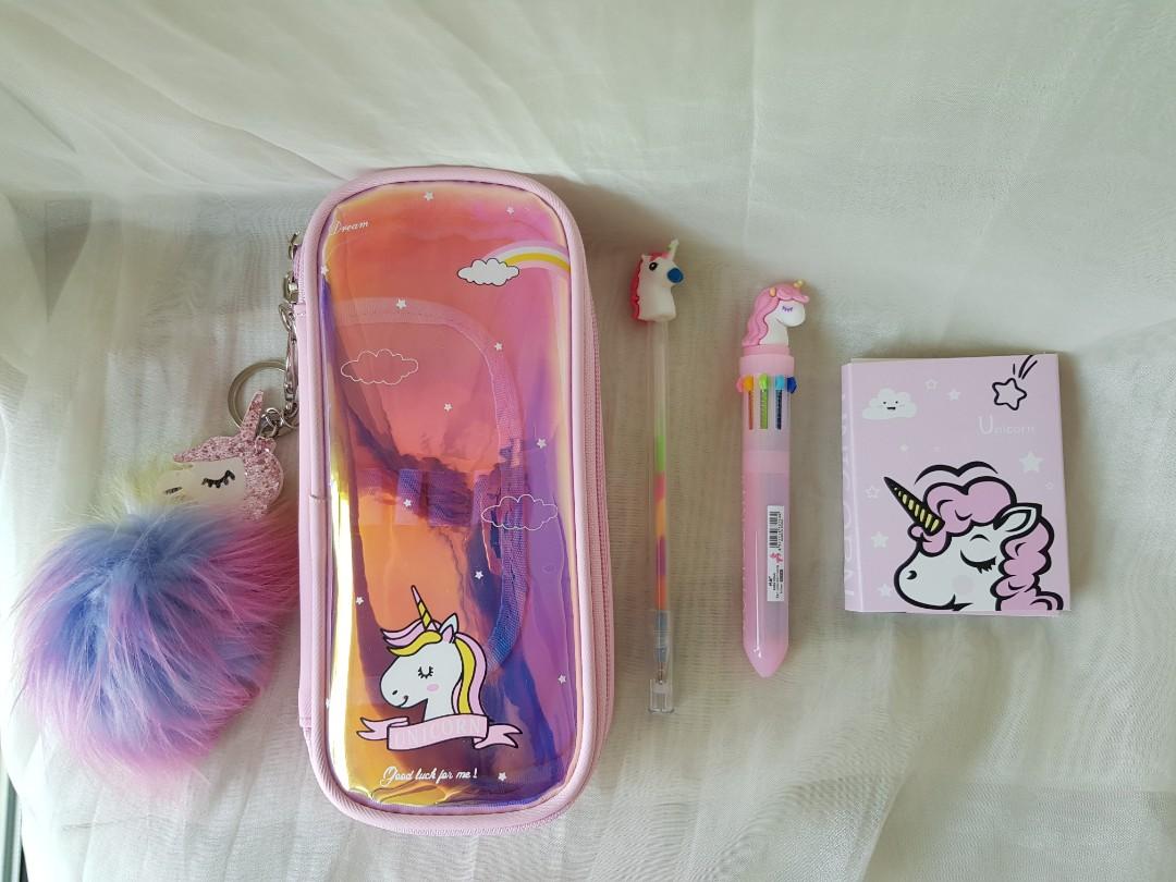 Unicorn Gift Set Pink Furniture Others On Carousell