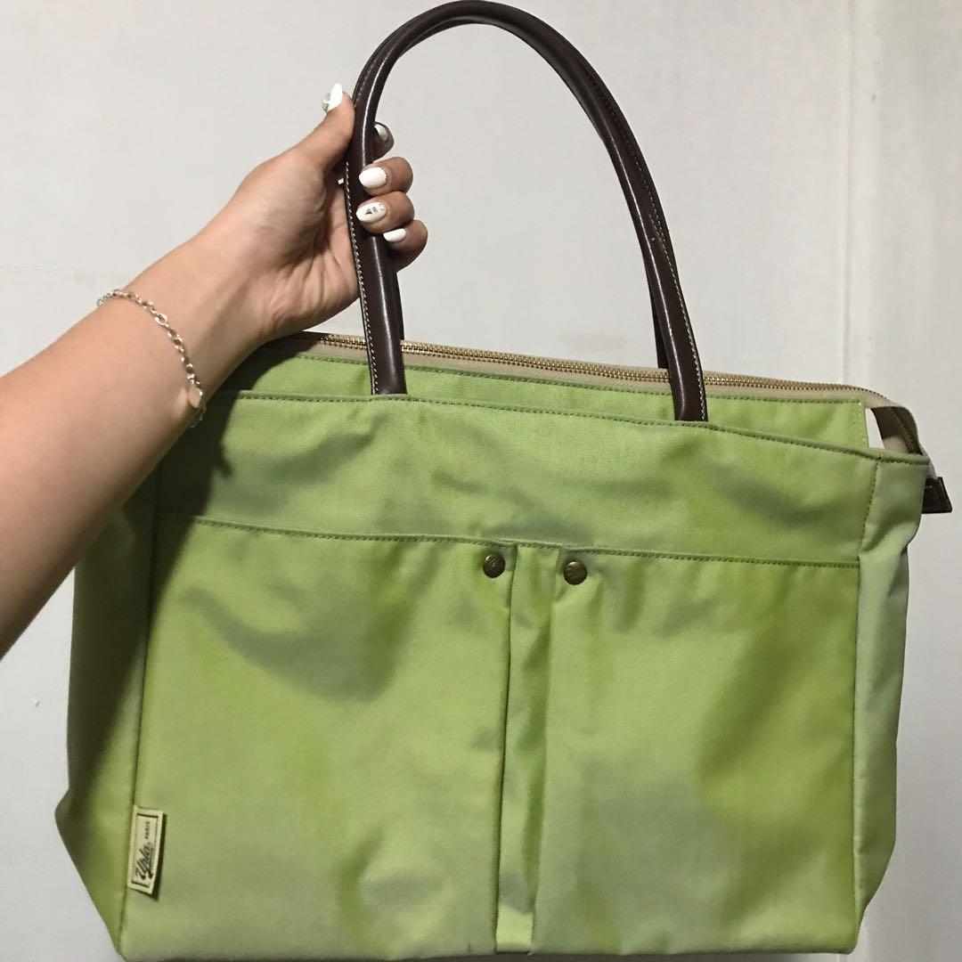 parisian canvas tote bag
