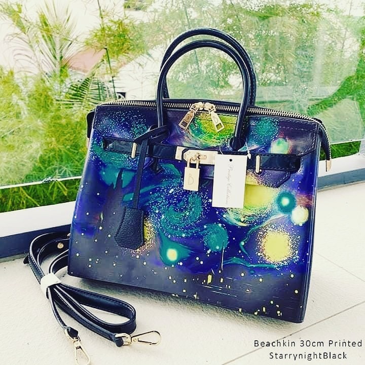 Van Gogh Starry Night HandBag, Luxury, Bags & Wallets on Carousell