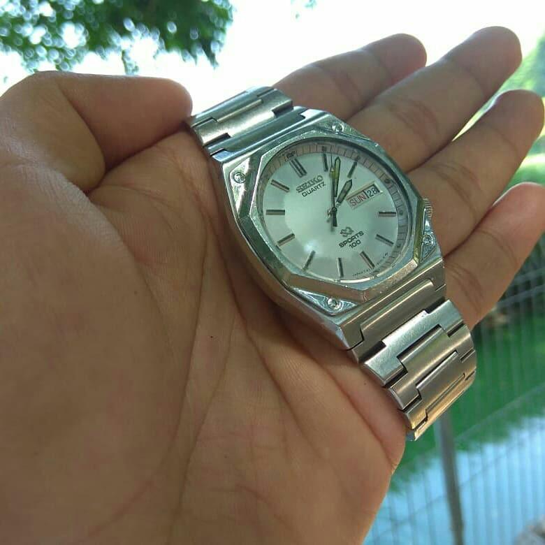 Vintage Rare Seiko Sq Sports 100 Japan Original Seiko Diver Casio G Shock Citizen Alexander Christie Fesyen Pria Jam Tangan Di Carousell
