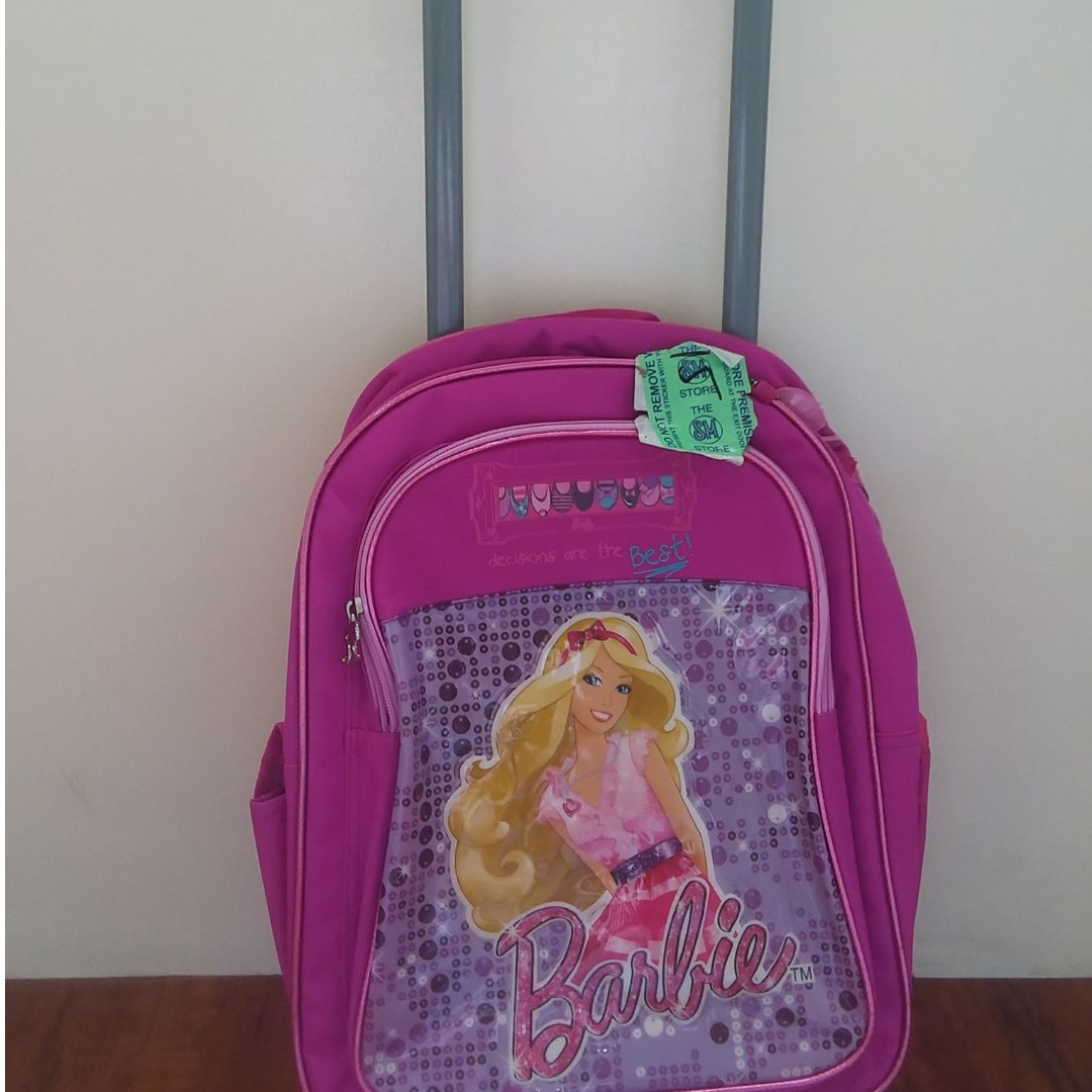 Barbie tote on wheels deals