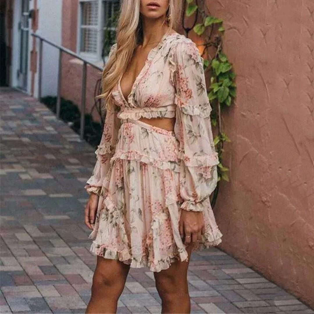 sexy chiffon dress