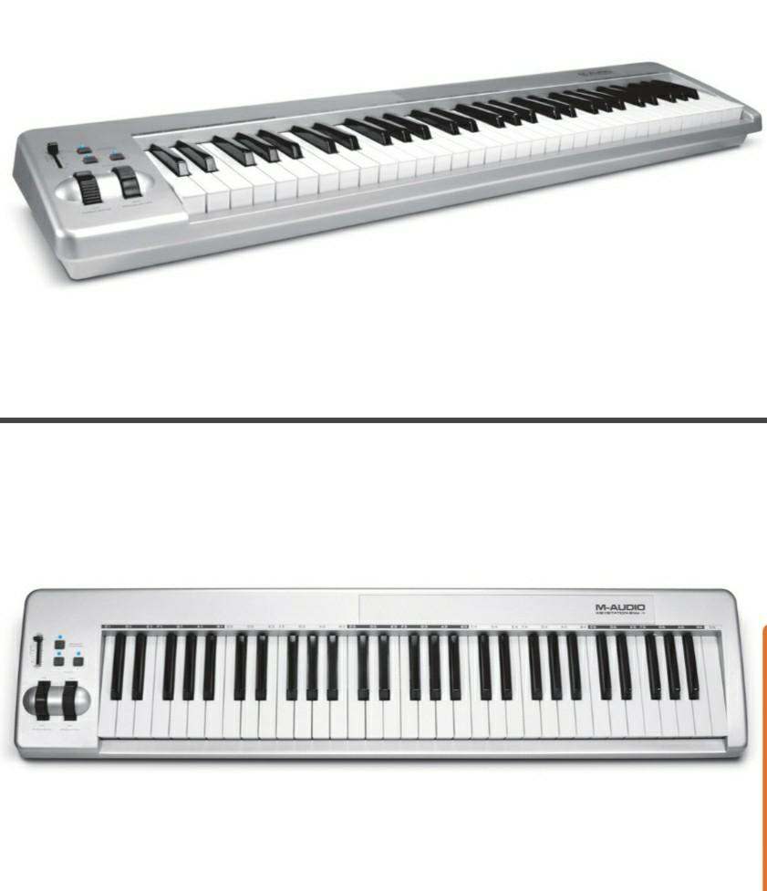 61 key midi controller weighted keys