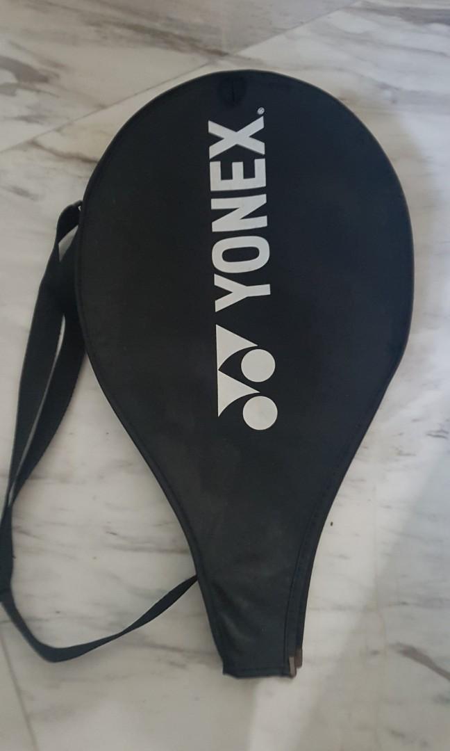 Cover Yonex V CORE tennis racket cover with shoulder strap, Sports