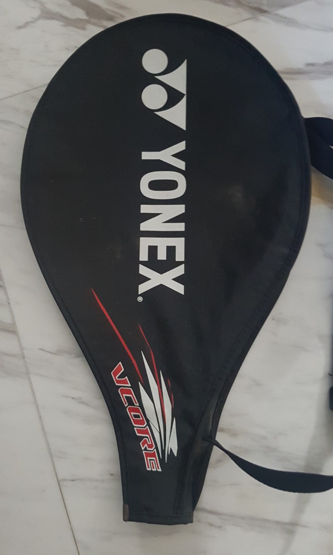 Cover Yonex V CORE tennis racket cover with shoulder strap, Sports