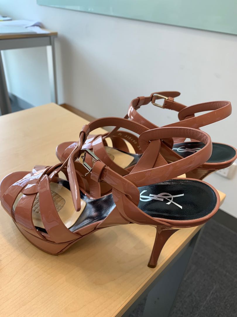 YSL tribute sandals authentic Women s Fashion Footwear Sandals