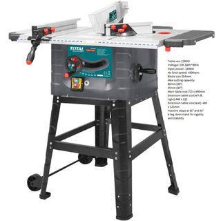 TOTAL TABLE SAW 2HP 10inches (Silver)