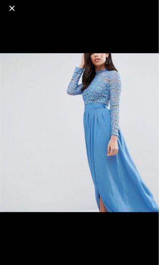 BNWT blue bridesmaids dress