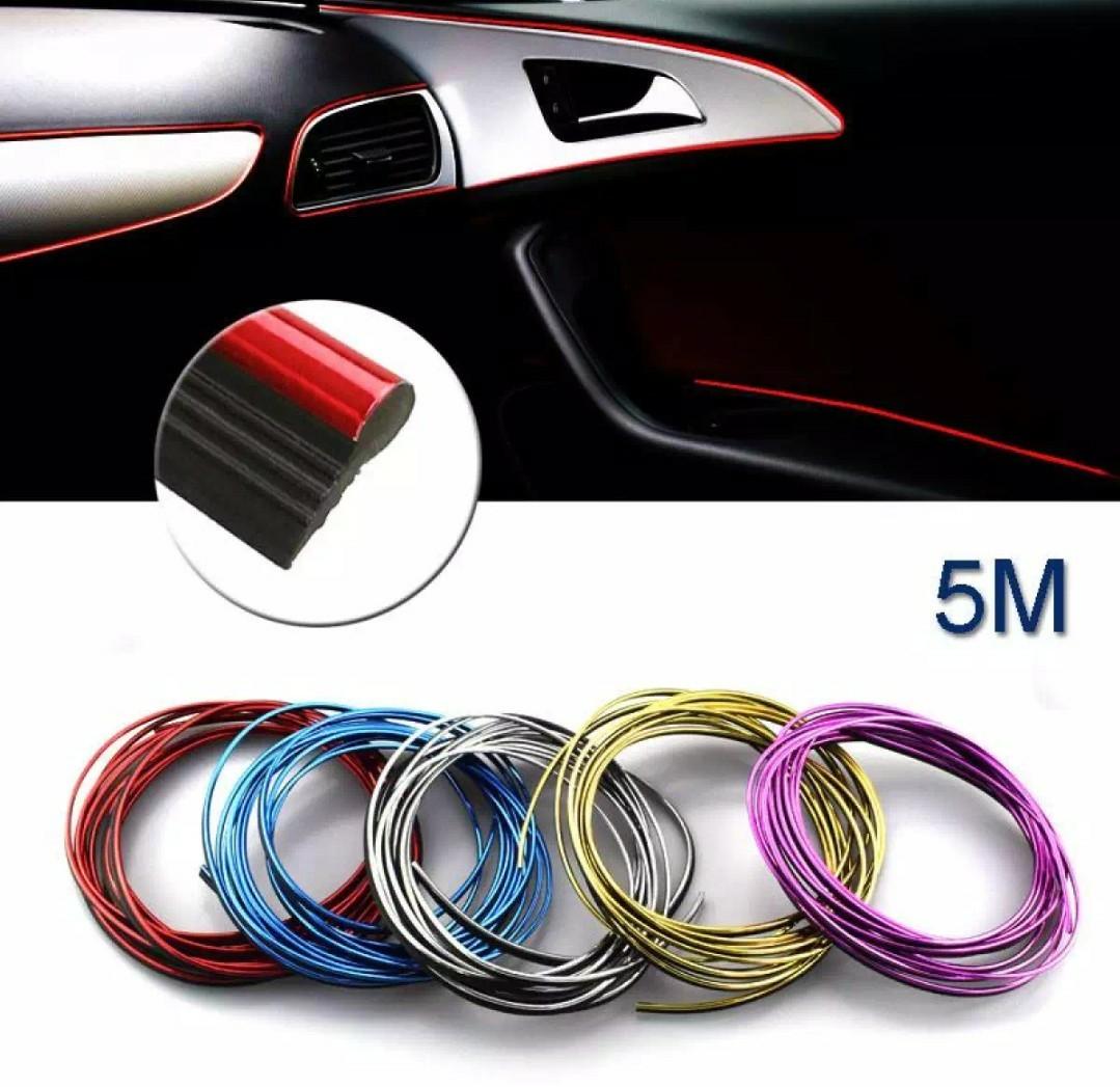 5m Long Automobile Car Interior Exterior Moulding Trim Decorative