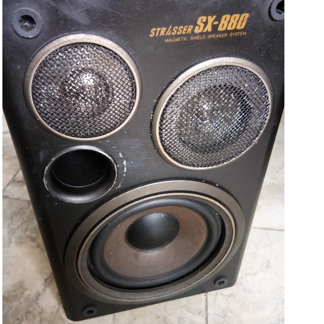 aiwa 3 way bass reflex speaker system