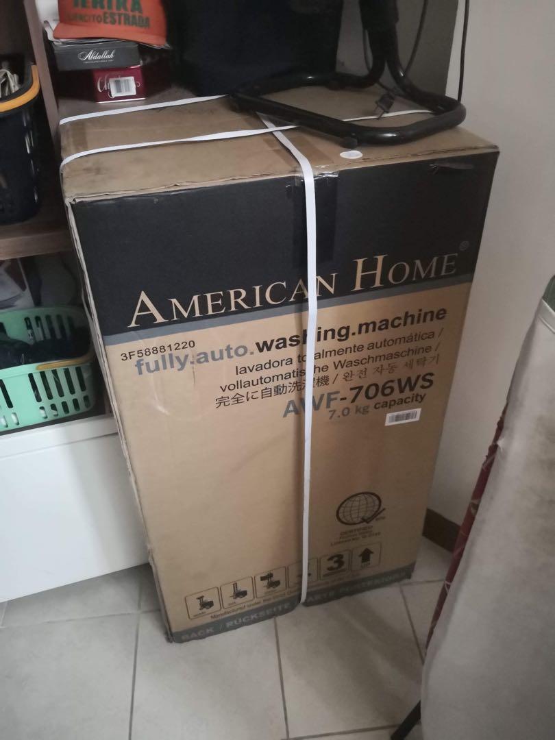 American Home Fully Auto Washing Machine Awf 706ws Tv Home Appliances Washing Machines And Dryers On Carousell