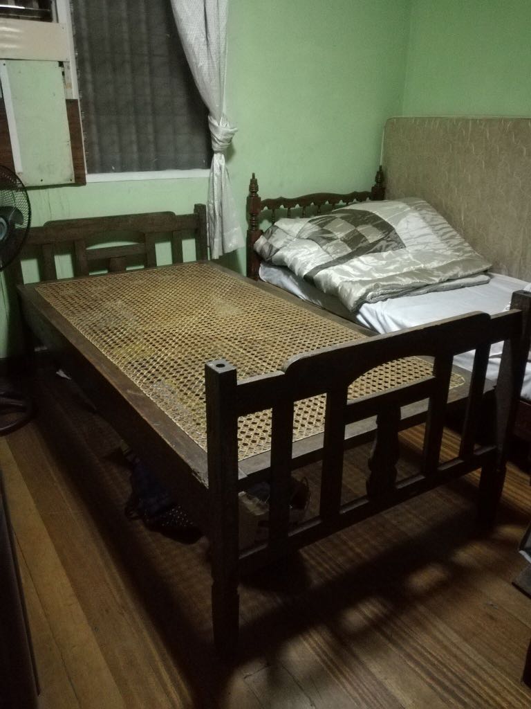 Antique Primitive Narra Bed Furniture, Primitive Bed Frames