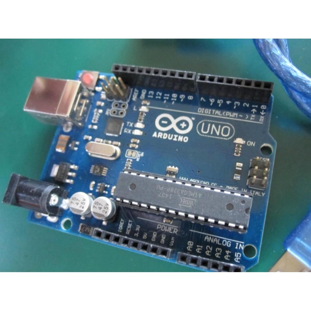 ARDUINO UNO R3 - ATMEGA328 MICROCONTROLLER + USB CABLE, Mobile Phones ...