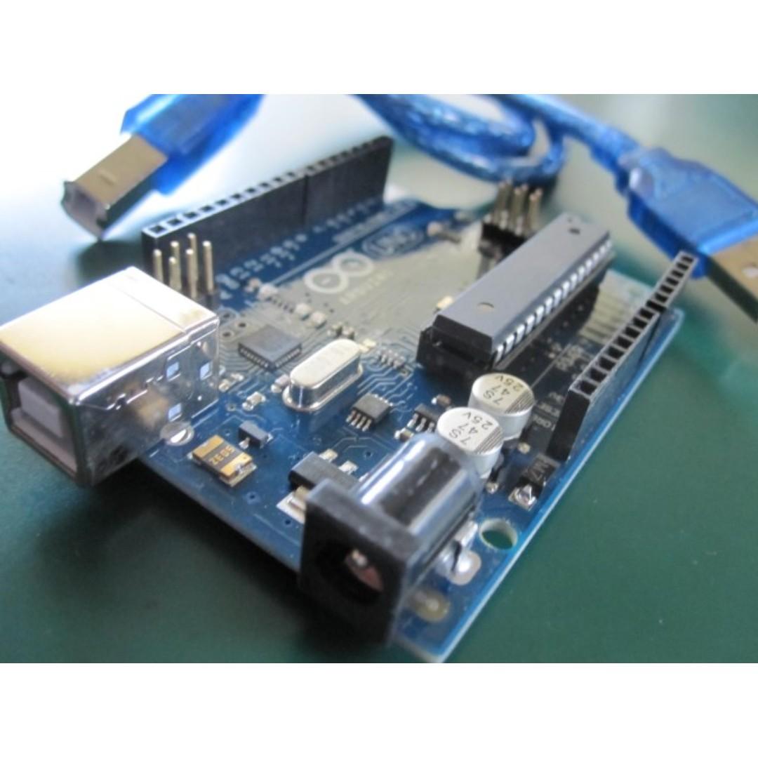 ARDUINO UNO R3 - ATMEGA328 MICROCONTROLLER + USB CABLE, Mobile Phones ...