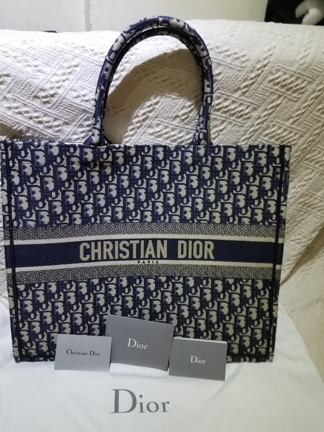 Medium Dior Caro Bag Black Supple Cannage Calfskin  DIOR SG