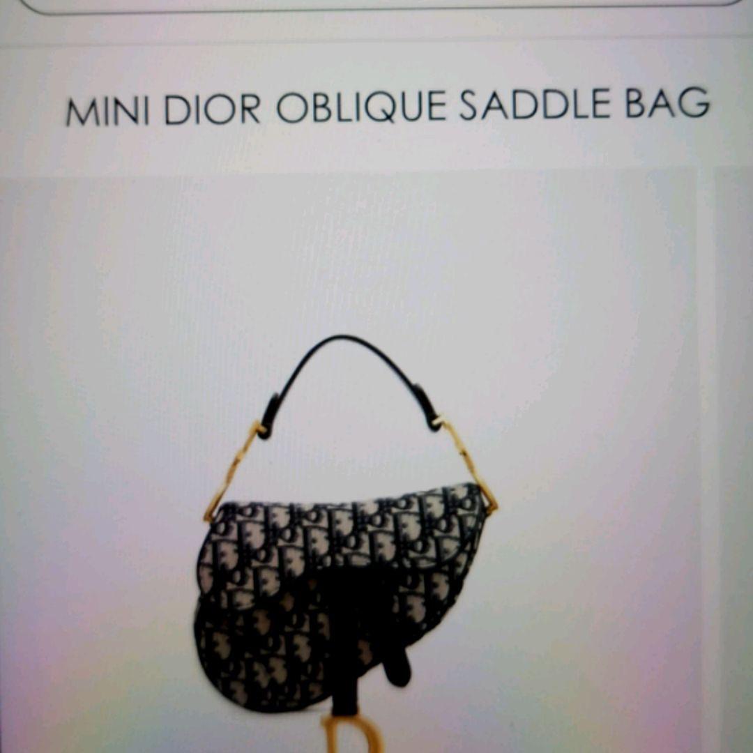 mini dior oblique saddle bag
