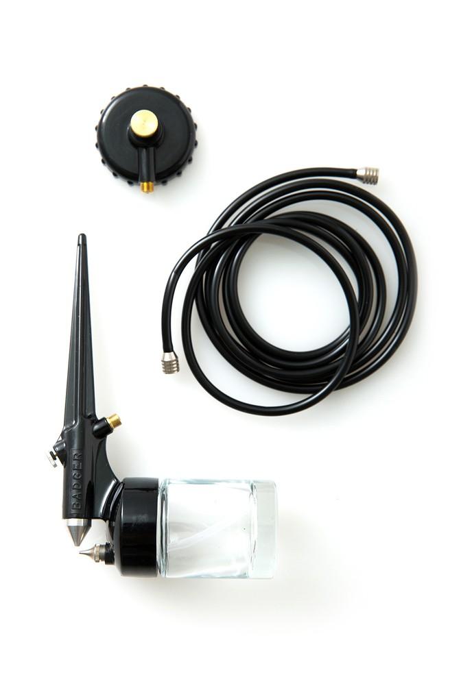 Badger Airbrush Kit 250-1 (Category: Stationery & School Supplies) located in Manila. Submitted by raineshop77 (Listing ID 242925731, Image 2). Description: Badger® 250® (SINGLE ACTION, EXTERNAL MIX, BOTTOM FEED) Any job requiring a simple, yet effective spray is easily completed by the Model 250 Series The 250 is basic enough for children, (ages 8 and up) to use with minimal supervision, yet efficient enough for adult use. Hands-on inspection an