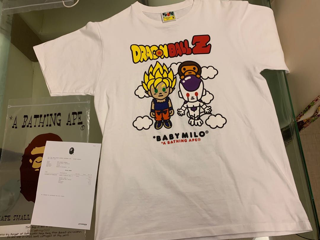 Bape Dragon Ball Z T Shirt Not Off White Supreme On Carousell