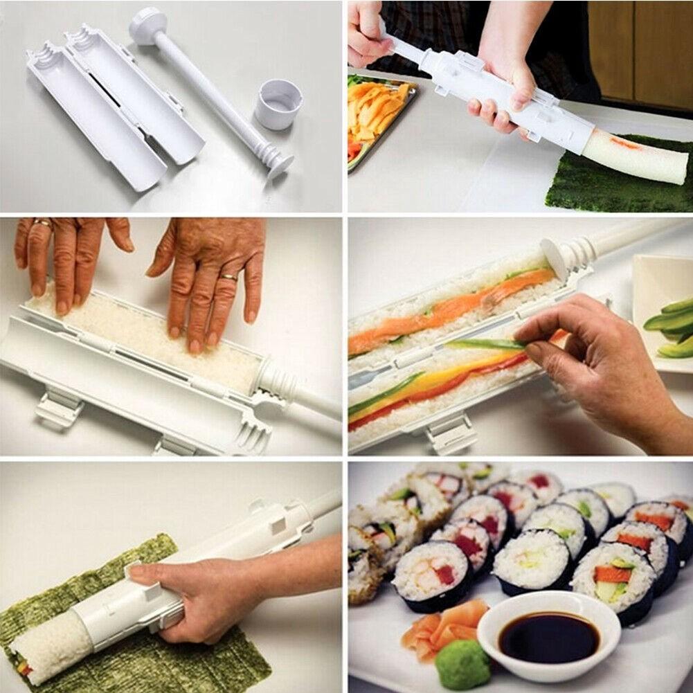 Sushi Tube Kit Machine Apparatus Rolling Rice Roller Mold DIY