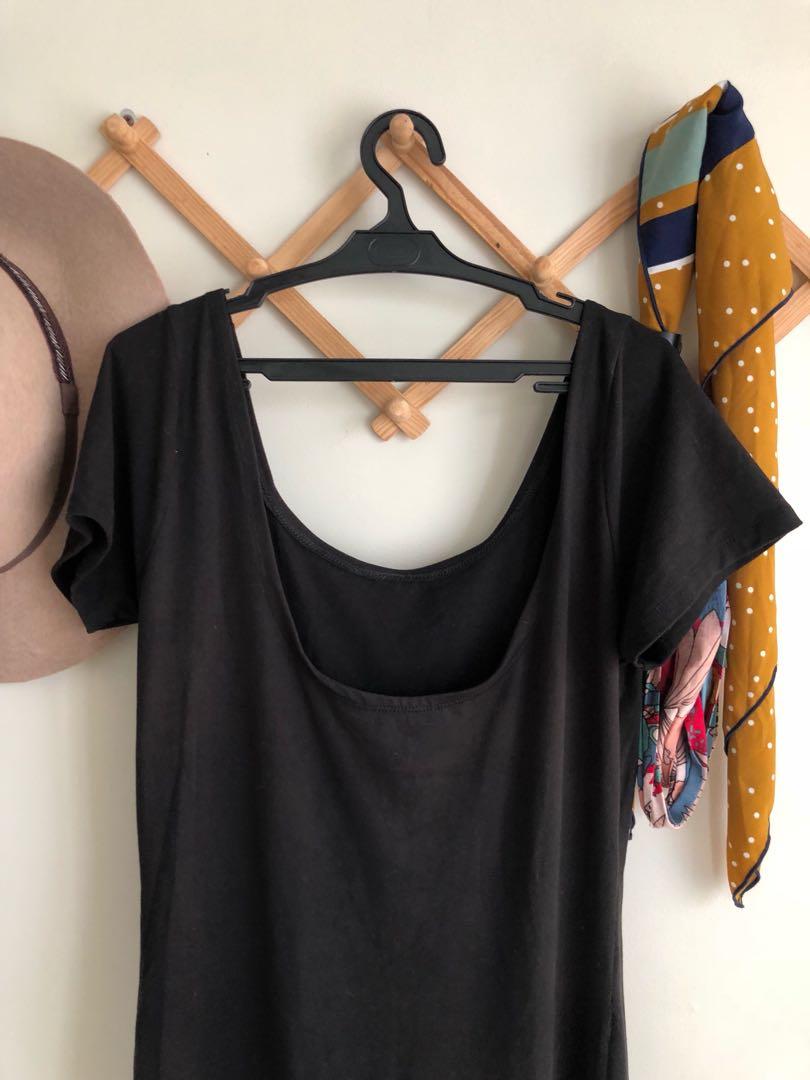Black Casual Maxi Dress (Category: Dresses) located in Cagayan de Oro. Submitted by beryljane (Listing ID 242948724, Image 3). Description: Used only 3x. Made of stretchy cotton material. May also be used as a #maternitydressph. #prelovedph #ootdph #bohemianph .
