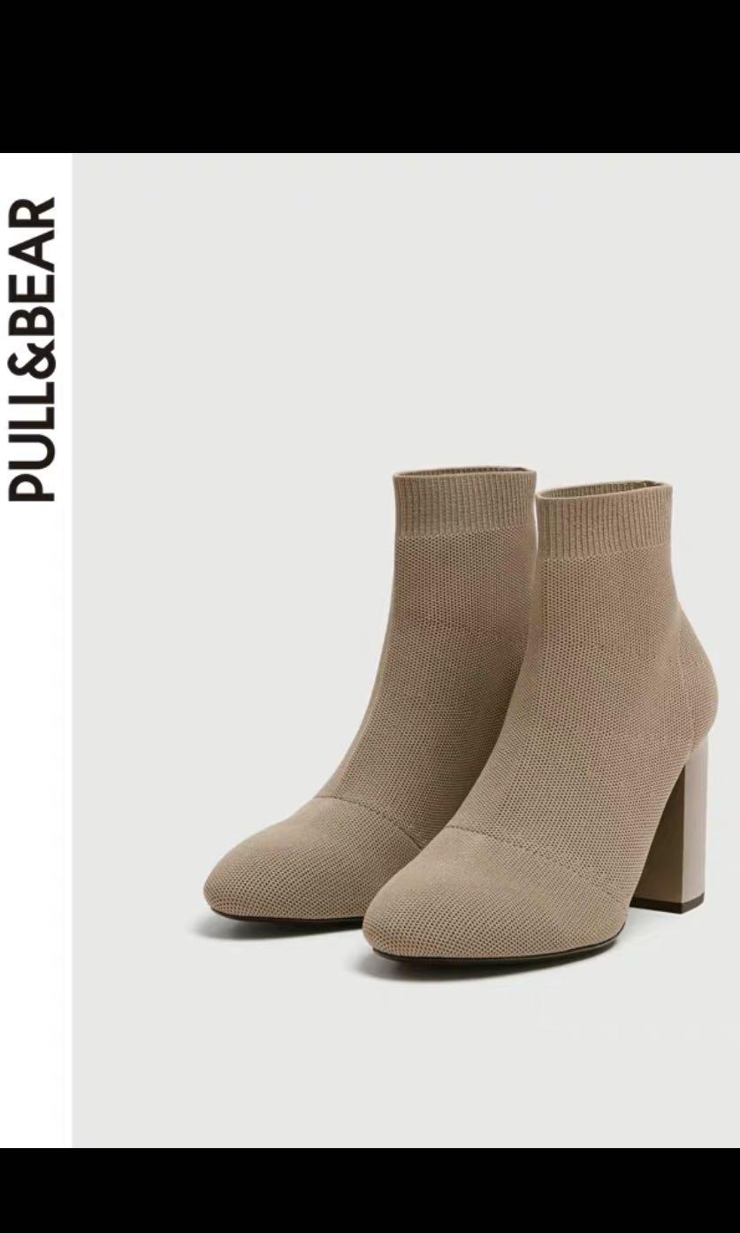 pull and bear sock boots