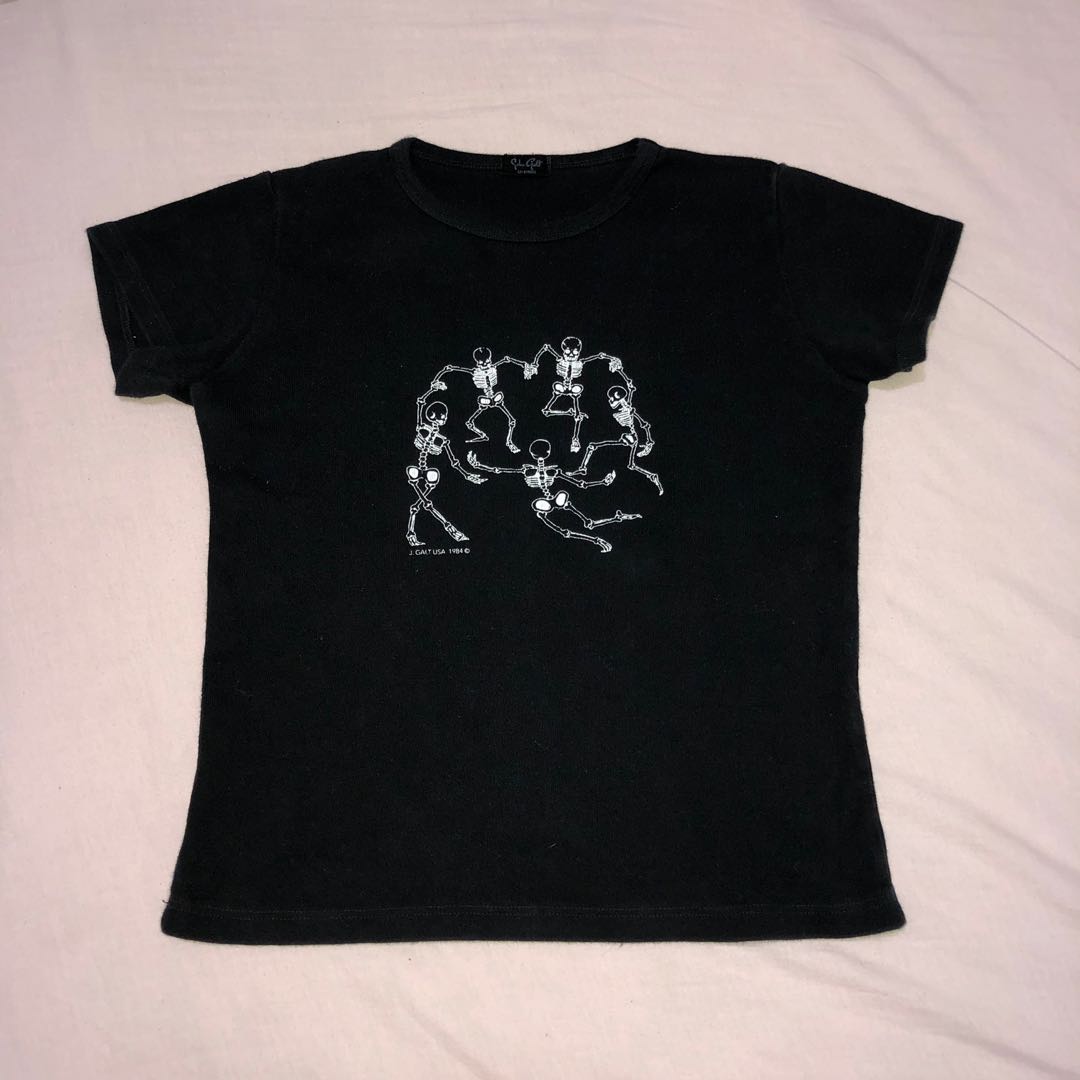 Brandy melville dancing skeleton shirt clearance
