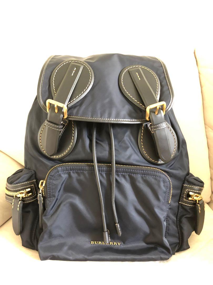 burberry backpack used