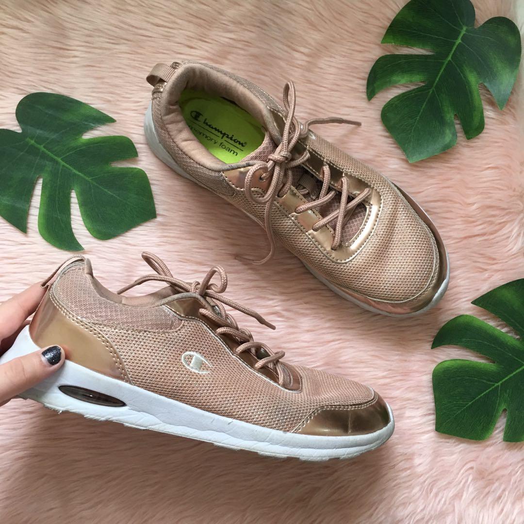 Champion Rose Gold Sneakers, Women's 