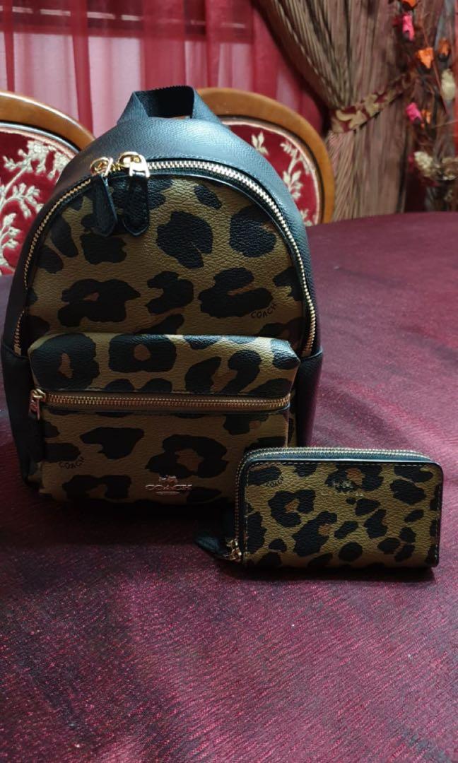 coach animal print purse